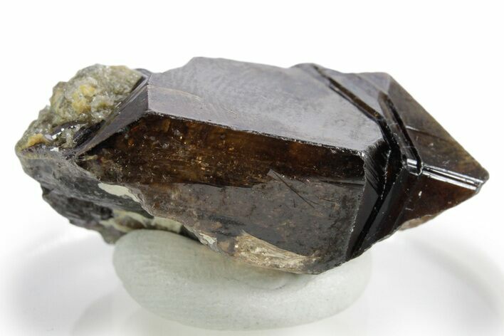 Gemmy Cassiterite Crystals with Quartz - China #347364
